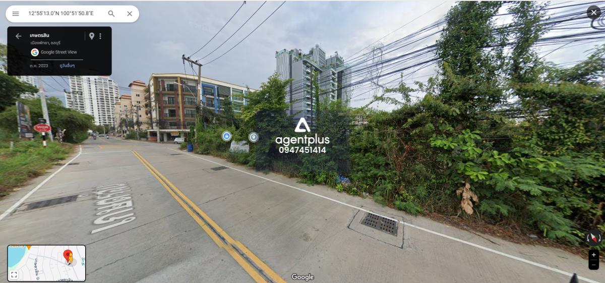 ขายที่ดินทำเลทองกลางเมืองพัทยา เขาพระตำหนัก ผังเมืองสีแดง