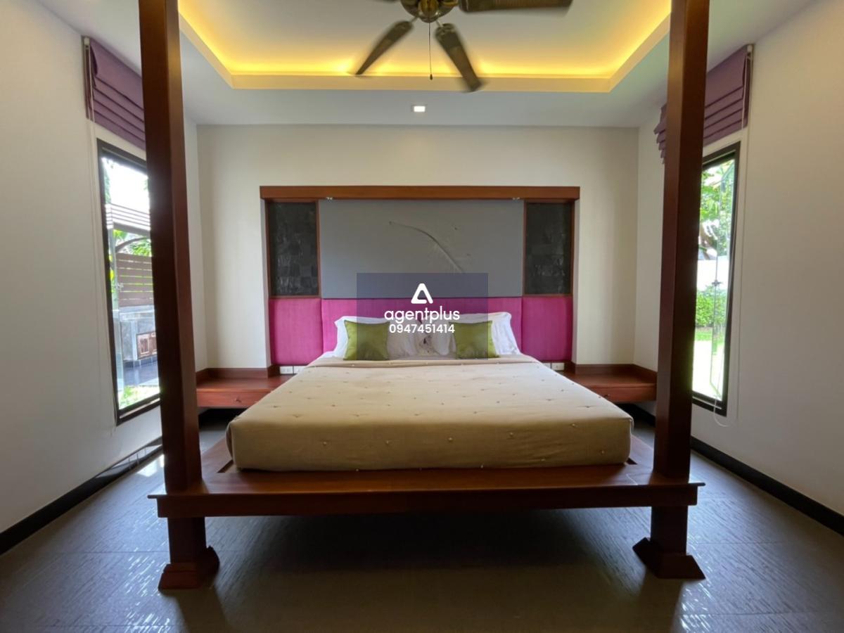 บ้านพูลวิลล่าสไตล์ไทยโมเดิร์น ภูธารา พัทยา ว่างให้เช่า