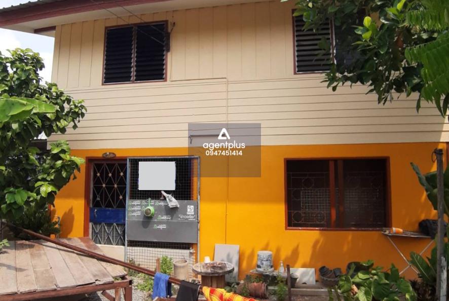 ที่ดินพร้อมบ้านพักอาศัยครึ่งตึกครึ่งไม้ 2 ชั้น บางกร่าง เมืองนนทบุรี