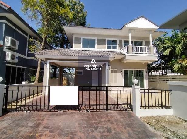 บ้านเดี่ยว 2 ชั้น ทำเลดี เดินทางสะดวก รายล้อมด้วยสถานที่อำนวยความสะดวก โครงการบ้านมณีรินทร์ พาร์ค 2 เมืองปทุมธานี