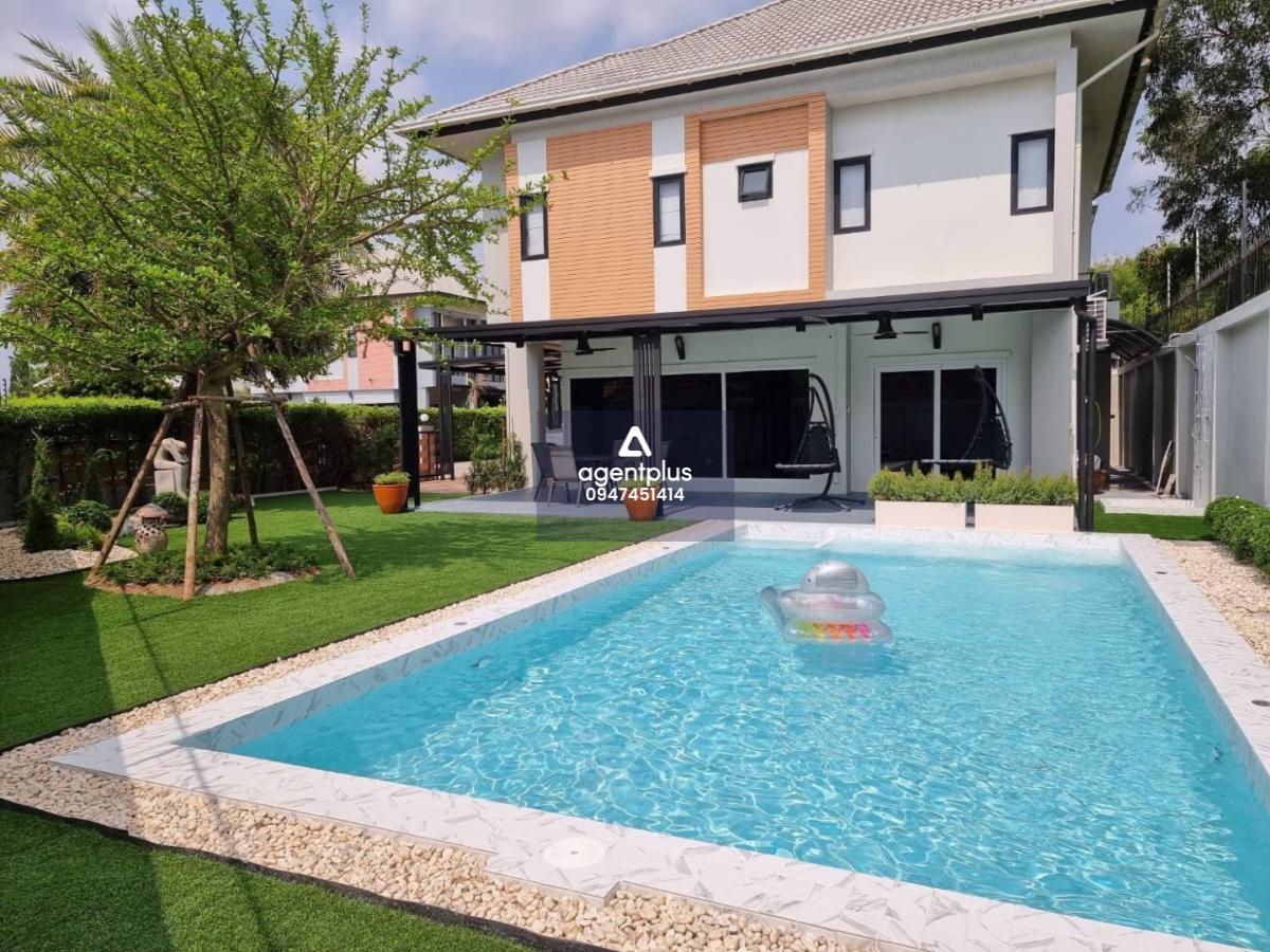 #บ้านพูลวิลล่า ว่างให้เช่า บ้านสวยพร้อมเข้าอยู่ ใกล้อ่างเก็บน้ำมาบประชัน เมืองพัทยา