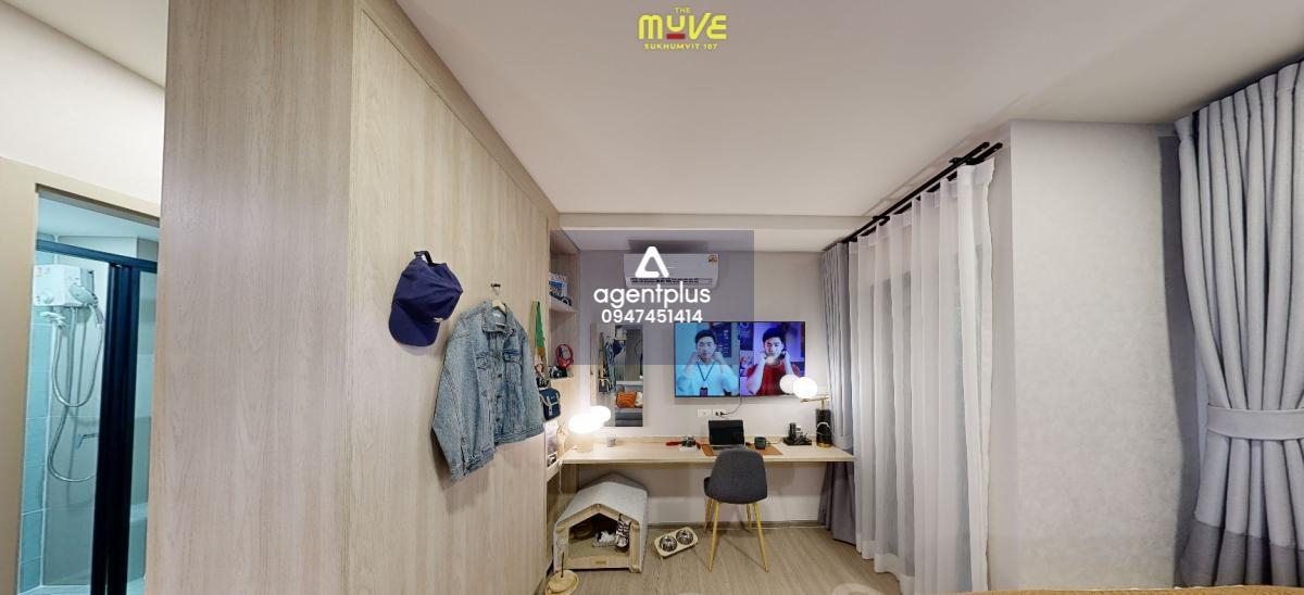 The MUVE Sukhumvit 107 มูฟชีวิตเต็มที่ ไม่มีสะดุด คอนโดมิเนียมสุดหรูจากแสนสิริ ซึ่งตั้งอยู่ในทำเลทองใกล้สถานีรถไฟฟ้าแบริ่ง 