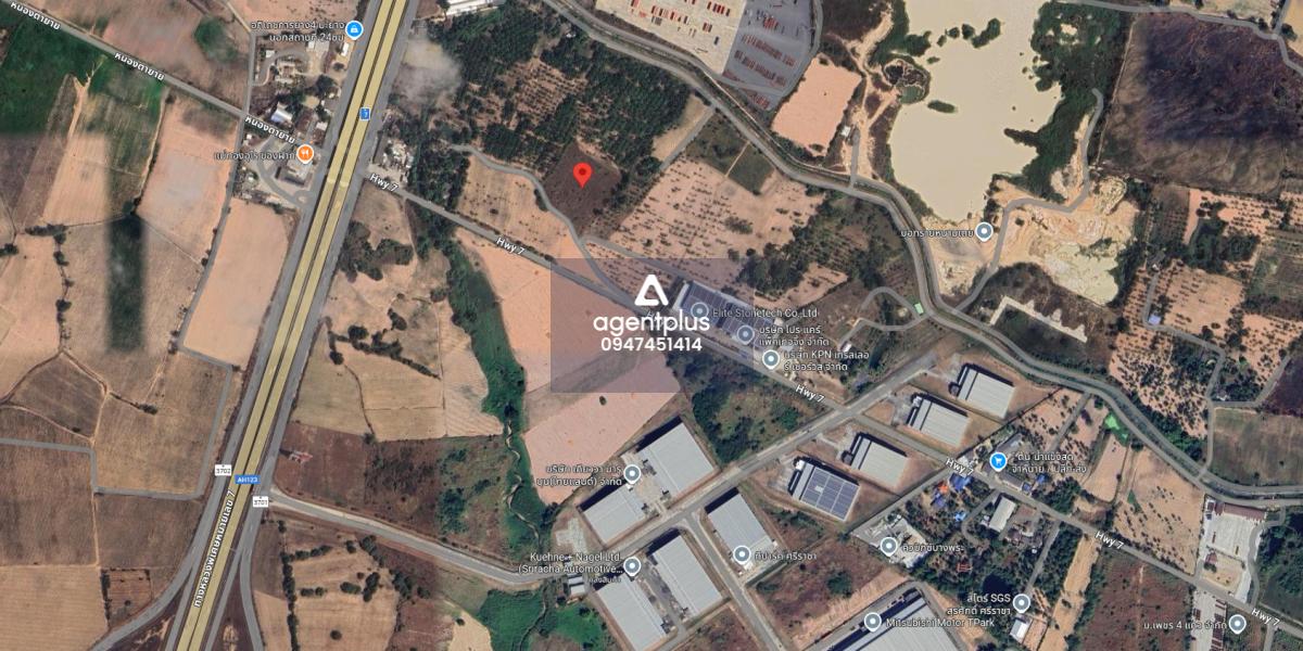 ดินในทำเลทอง ผังสีเหลืองอ่อน ศรีราชา ชลบุรี