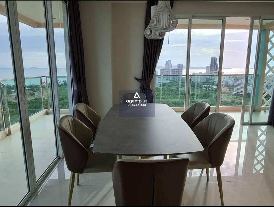 ให้เช่าคอนโดห้องมุม วิวทะเล แกรนด์ แคริบเบียน พัทยา พร้อมย้ายเข้าได้ทันที