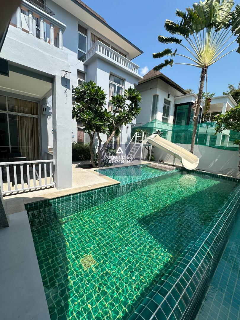 ขาย/ให้เช่าบ้านหรูในหมู่บ้าน ซอยนาจอมเทียน6 พร้อมสระว่ายน้ำส่วนตัว