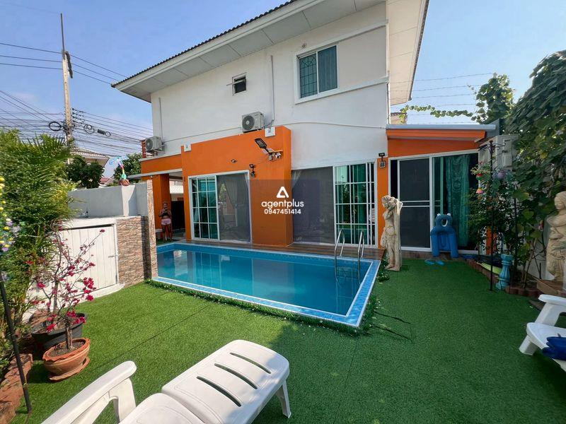 *ขายบ้านพูลวิลล่าใกล้ทะเลเพียง 2 กิโล เดอะ กรีนพาร์ค จอมเทียน พัทยา