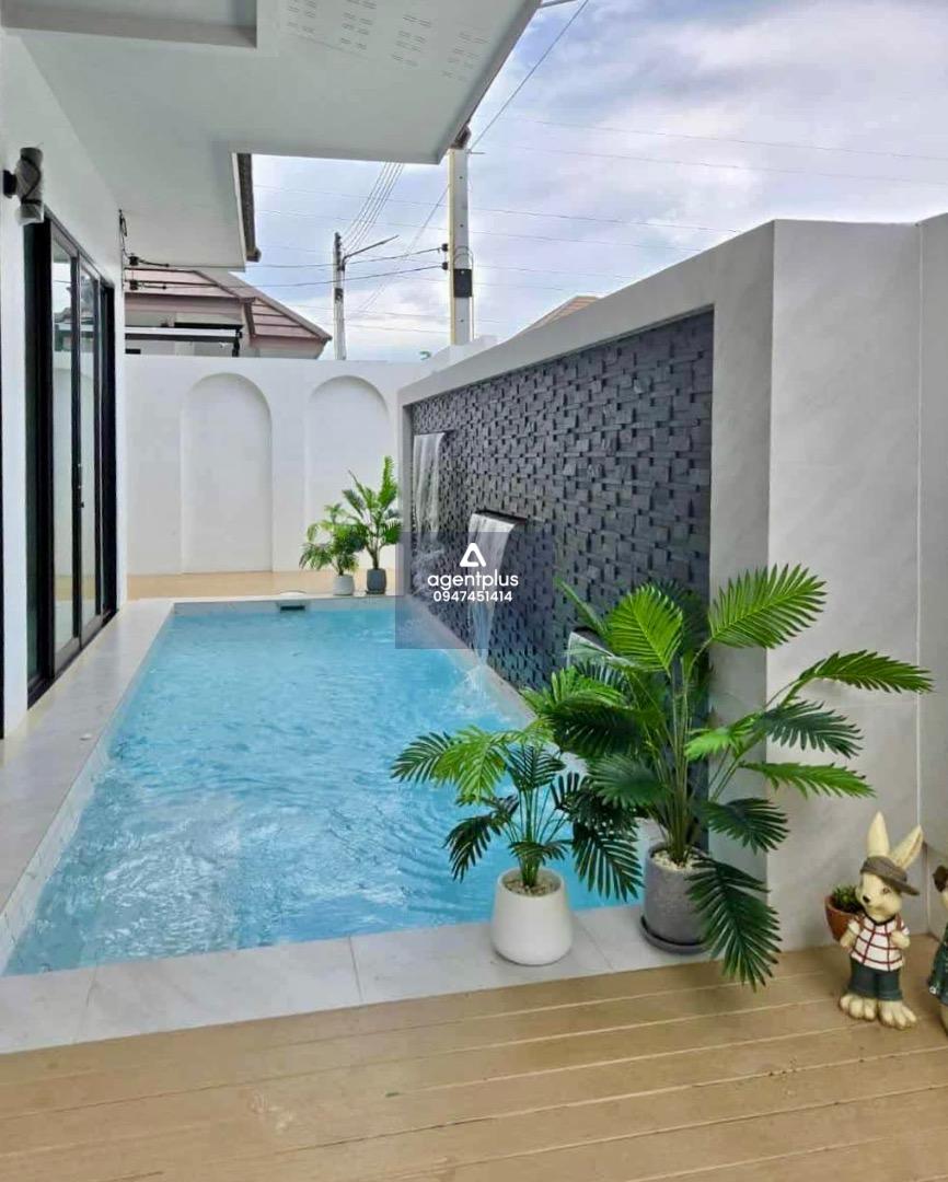 *บ้านเดี่ยวชั้นเดียว พร้อมสระว่ายน้ำส่วนตัว – ในโครงการดูแลดี ห้วยใหญ่