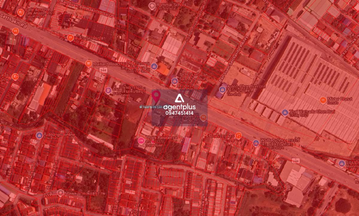 ขายที่ดินทำเลดีติดถนน เหมาะค้าขาย สร้างร้านอาหาร คาเฟ่ ใกล้กับโครงการรถไฟฟ้า บ้านสวน ชลบุรี