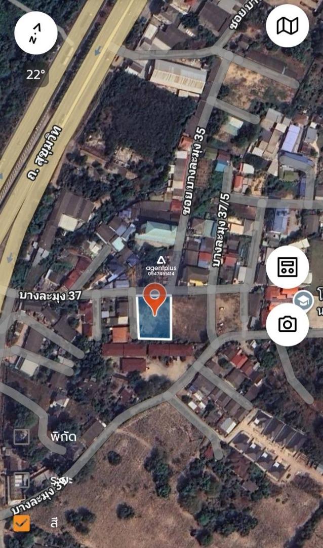 ขายที่ดินใกล้ถนนสุขุมวิท 3(บางละมุง-พัทยา)