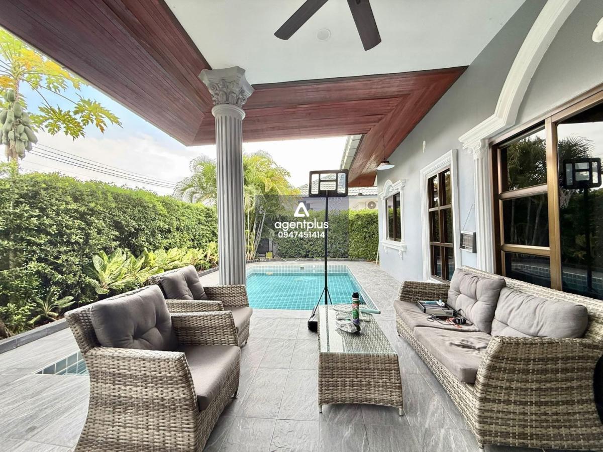 บ้านเดี่ยวพร้อมสระว่ายน้ำ ใกล้หาดจอมเทียน พัทยา