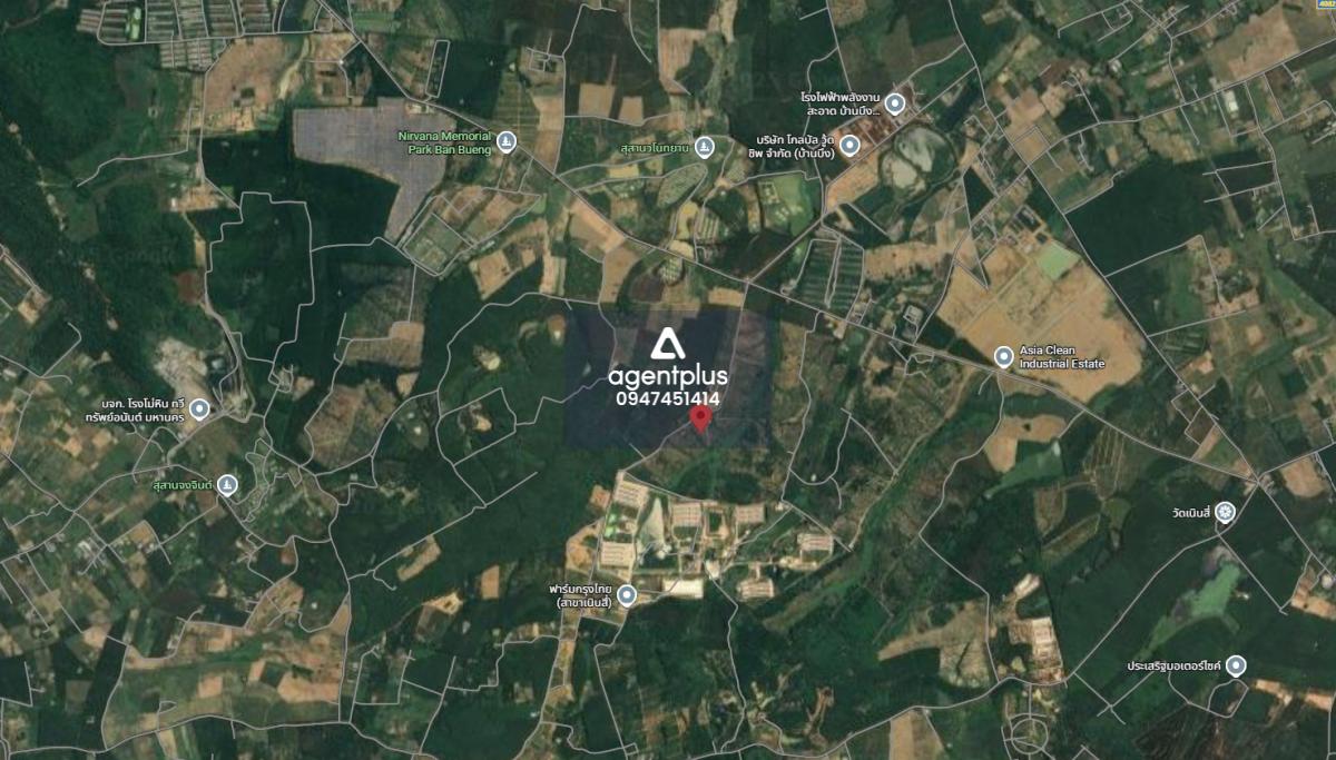 ขายที่ดินยกแปลงใหญ่ ผังสีม่วงลาย บ้านบึง ชลบุรี