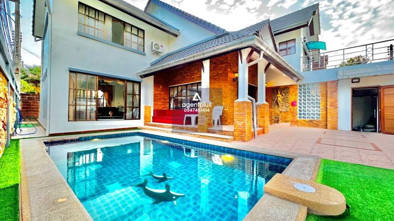 บ้านพูลวิลล่า ราคาพิเศษ บ้านสวยพร้อมเข้าอยู่ บ้านสวยในโครง Central Park 5 Village ทุ่งกลม ตาลหมัน พัทยา