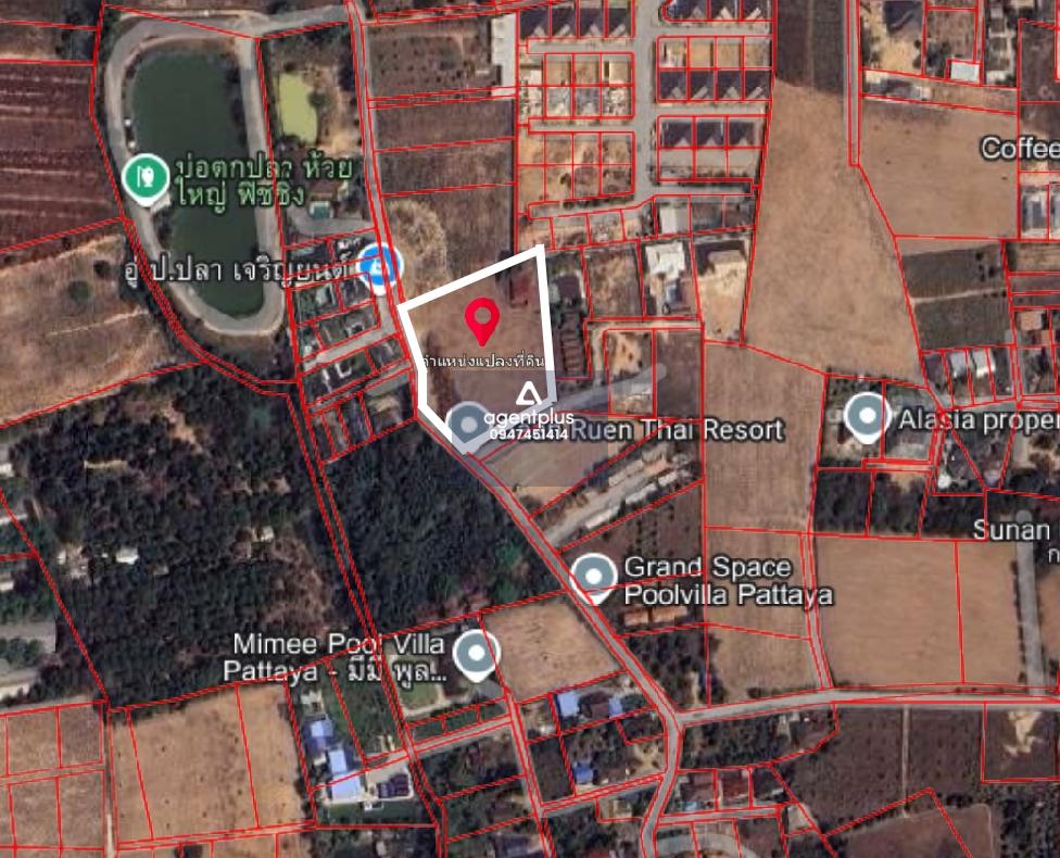 *ขายที่ดินใกล้โครงการพูลวิลล่า ซอย K9 ห้วยใหญ่ พัทยา