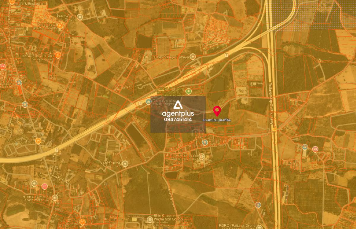 *ขายที่ดิน ใกล้มอเตอรเวย์ หมายเลข 7 (ห้วยใหญ่-ซากแง้ว) พัทยา