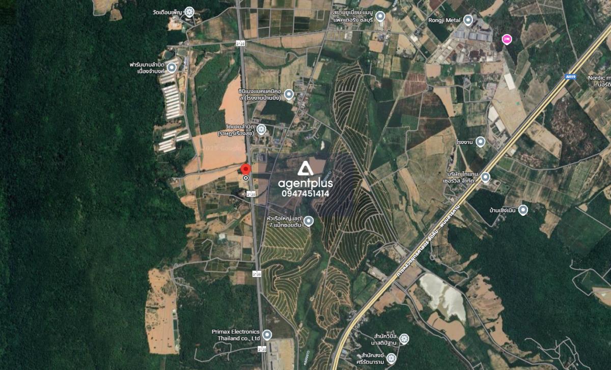 ให้เช่าที่ดินติดถนน 3138 บ้านบึง ชลบุรี