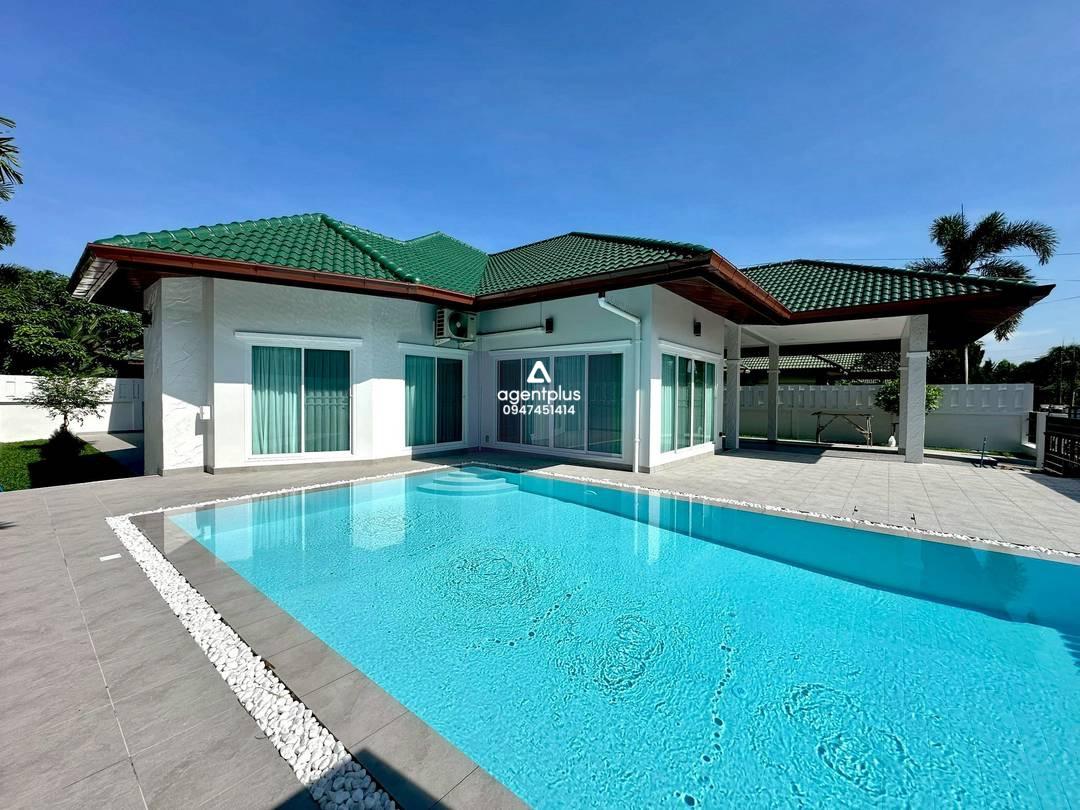 * ให้เช่าบ้านเดี่ยว-พร้อมสระว่ายน้ำส่วนตัว ในหมู่บ้าน ซอยสยามคันทรีคลับ พัทยา