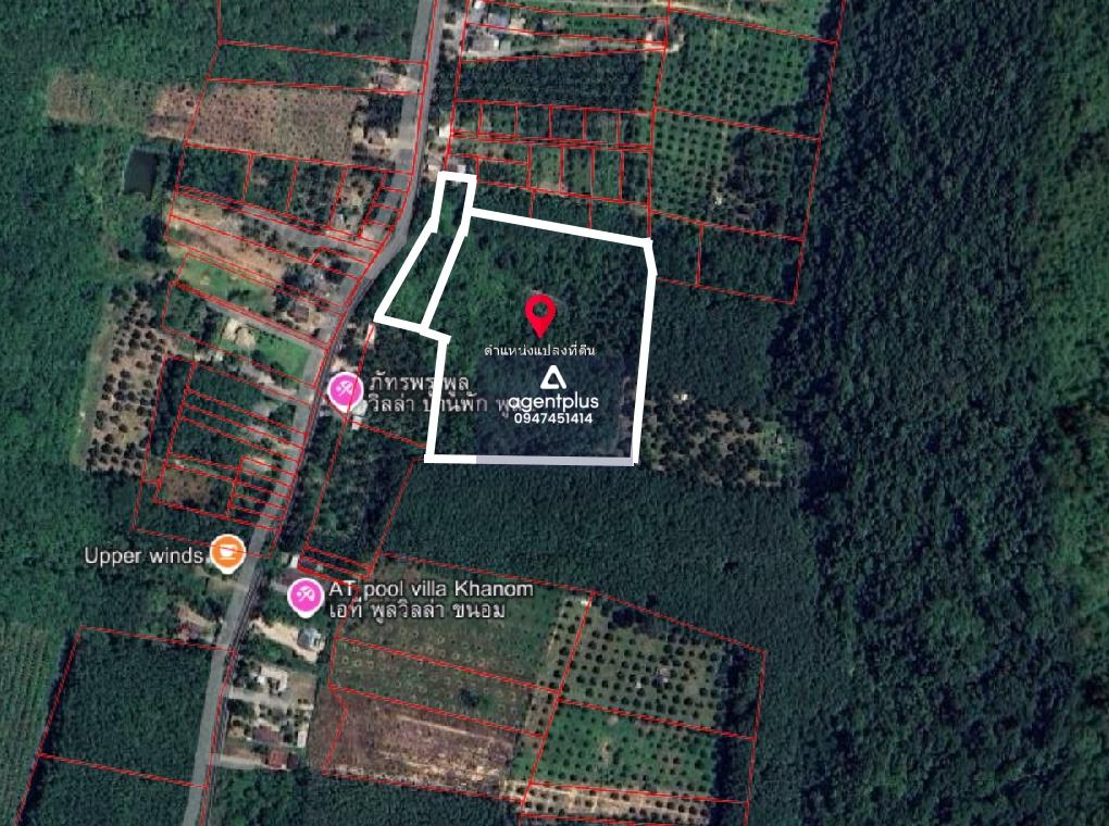 ขายที่ดินยกแปลง ใกล้อ่าวท้องกรวด นครศรีธรรมราช