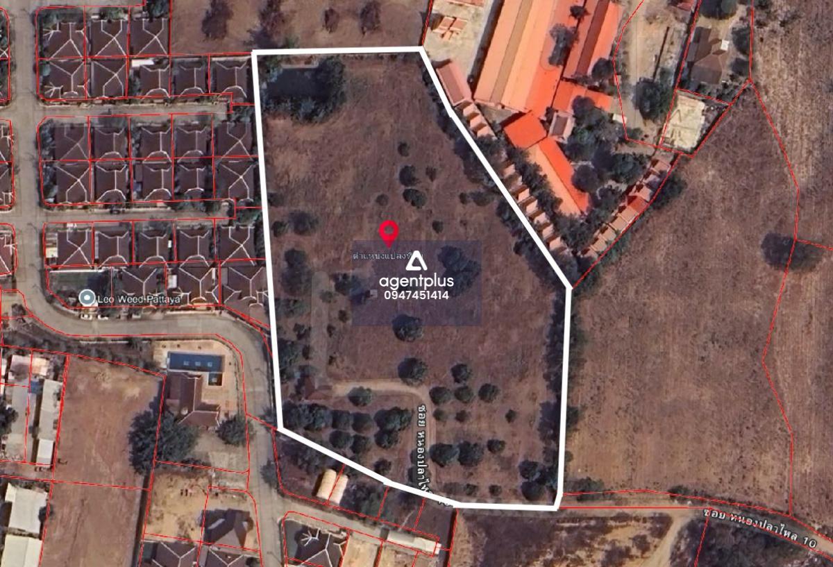 *ขายที่ดินติดสำนักปฏิบัติธรรมและโครงการบ้านจัดสรร หนองปลาไหล ชลบุรี