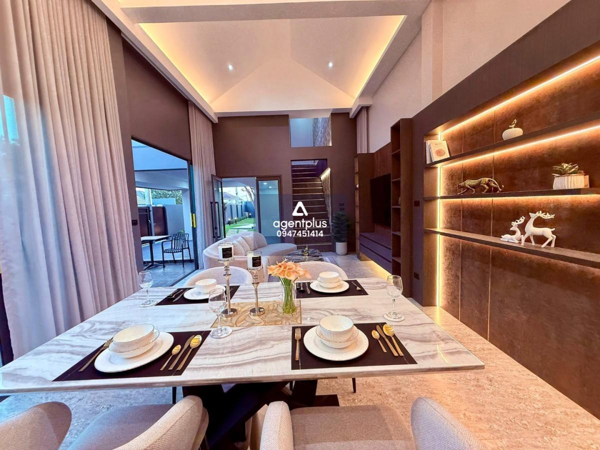 บ้านเดี่ยวหลังใหญ่ พร้อมบ้านพักแยก มีสระว่ายน้ำส่วนตัว – พื้นที่กว้าง ตกแต่งครบพร้อมอยู่ โป่ง - พัทยา