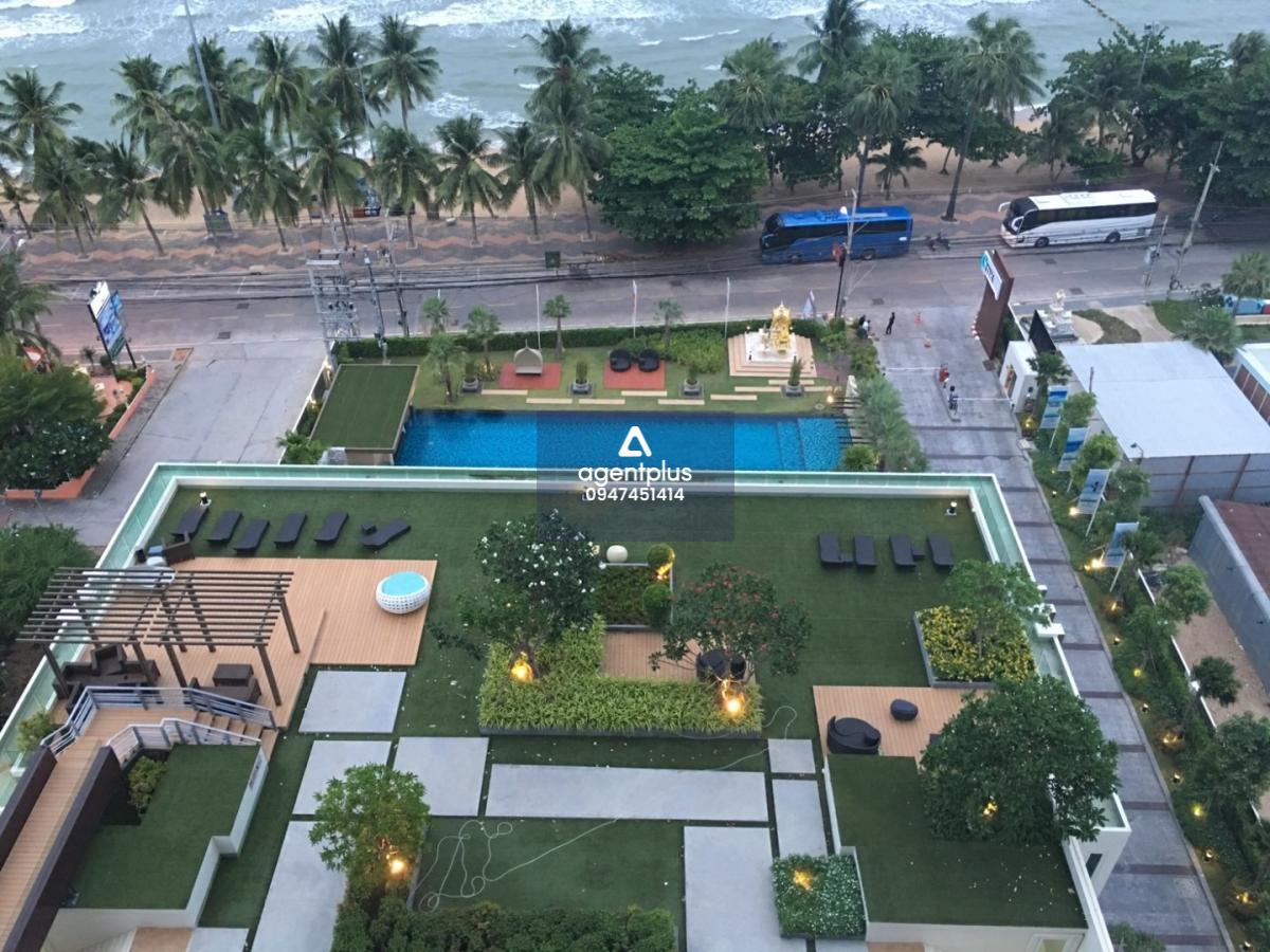 *ให้เช่า คอนโด ซีตัส บีชฟร้อนท์ พัทยา จอมเทียน  1 ห้องนอน 1 ห้องน้ำ วิวทะเล