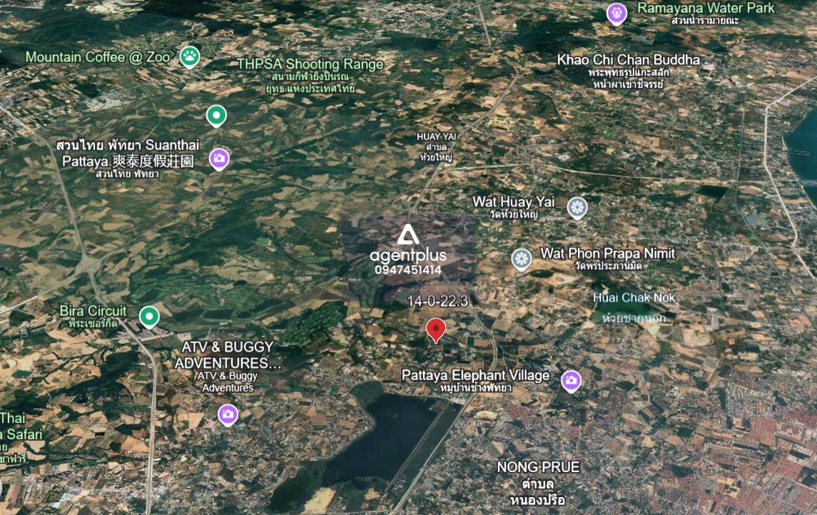 ขายที่ดิน 14-0-22.3 ขนาดใหญ่ใจกลางหนองปรือ – บางละมุง, ชลบุรี