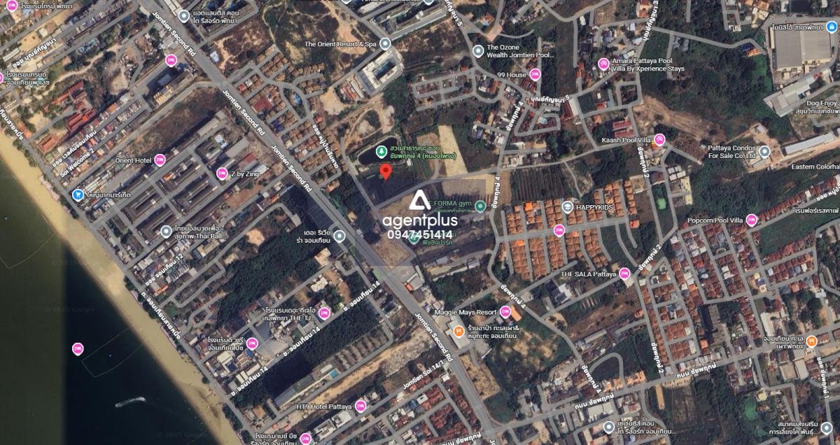 *ขายที่ดินใกล้หาดจอมเทียน 500 เมตร จอมเทียนสาย 2 พัทยา