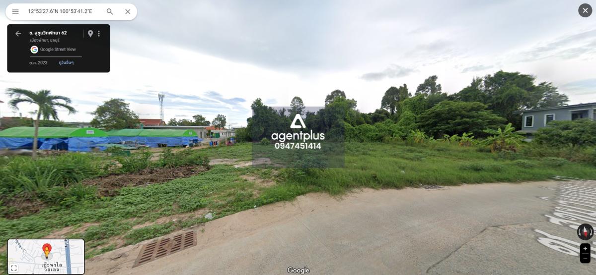 ขายที่ดินใกล้ทะเล ใกล้ถนนสุขุมวิท บุญกัญจนา พัทยา