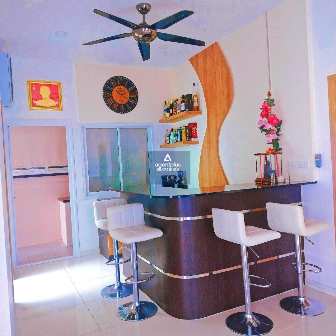 ขายบ้านพูลวิลล่า สไตล์โมเดิร์น แต่งครบ เลี้ยงสัตว์ได้ ใกล้ทะเลบางเสร่ บ้านดุสิตพัทยา การ์เด้น 6