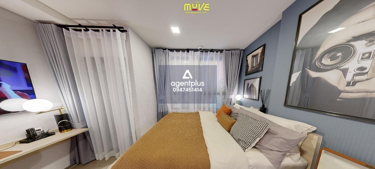 The MUVE Sukhumvit 107 มูฟชีวิตเต็มที่ ไม่มีสะดุด คอนโดมิเนียมสุดหรูจากแสนสิริ ซึ่งตั้งอยู่ในทำเลทองใกล้สถานีรถไฟฟ้าแบริ่ง 