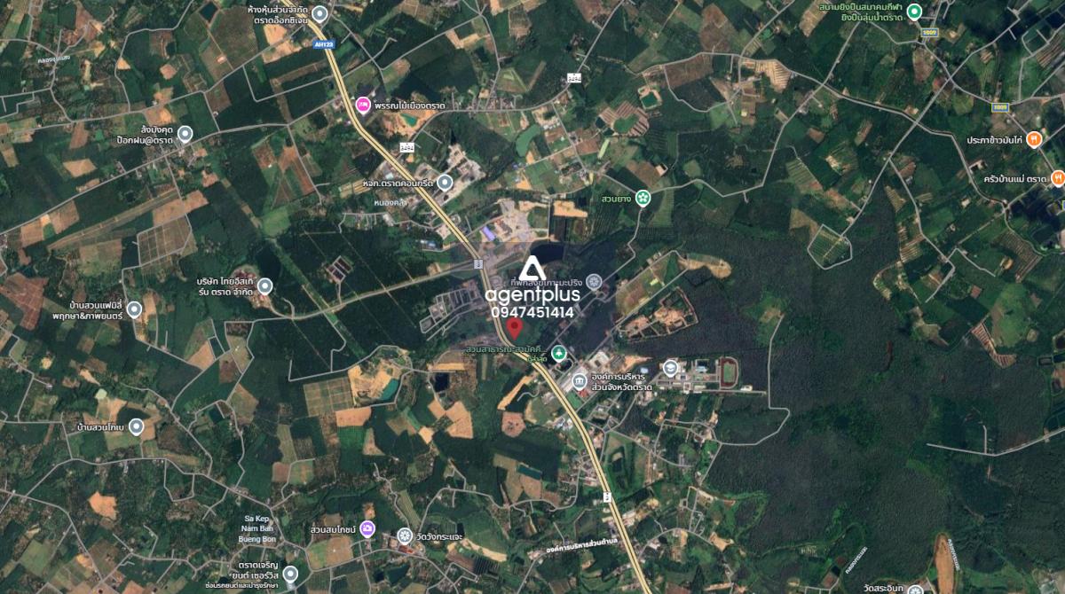 ที่ดินสวยโค้งตาหวาน — ทำเลดี รูปแปลงตามหลักฮวงจุ้ย ใกล้ถนนหลัก ตราด