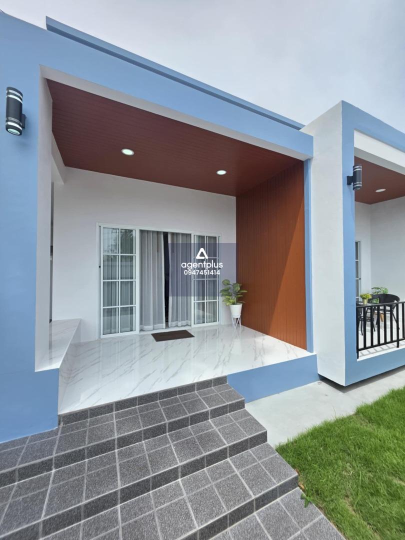 ขายบ้านเดี่ยวชั้นเดียวโลเคชั่นดี  ตกแต่งพร้อมอยู่ สไตล์ทันสมัย