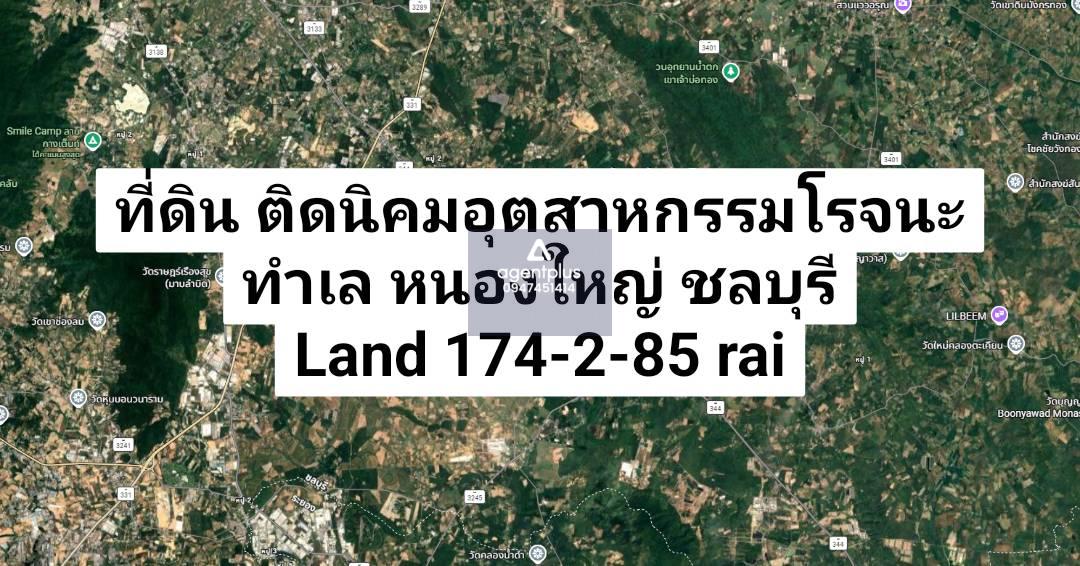 *ขาย / ให้เช่า ที่ดินสีม่วงและสีเหลืองลาย ติดนิคมอุตสาหกรรมโรจนะ หนองใหญ่ ชลบุรี