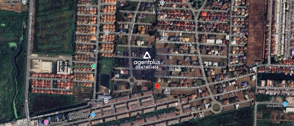 ขายที่ดิน 2 แปลงในโครงการ ม.สิวลี 2 ซอยรังสิต-นครนายก ปทุมธานี