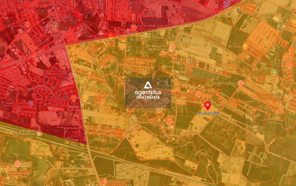 ให้เช่าที่ดินติดถนนประชุมมิตร 13 บ้านฉาง ระยอง