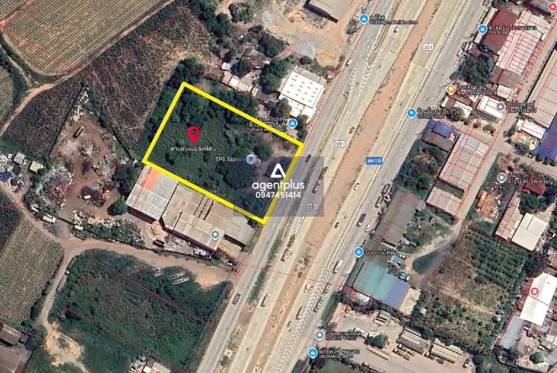 ขายที่ดินในปั้มน้ำมัน ติดถนนเส้น 331 บ้านบึง ชลบุรี