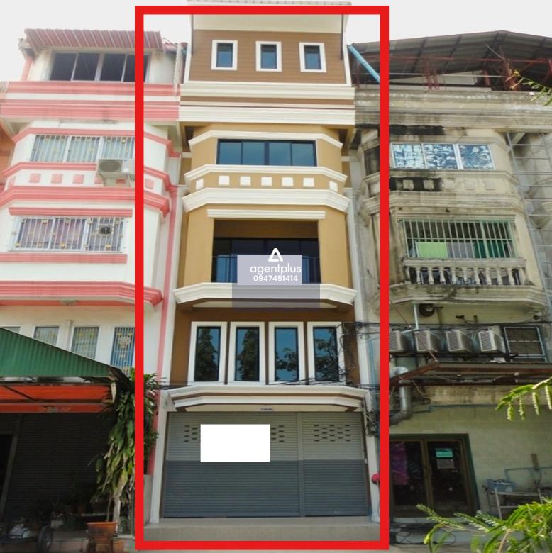 ขายอาคารพาณิชย์ 3 ชั้น พร้อมชั้นลอย จำนวน 1 คูหา บ้านอัมรินทร์นิเวศน์ 3 บางเขน ย่านสายไหม-พหลโยธิน เหมาะสำหรับโฮมออฟฟิศ