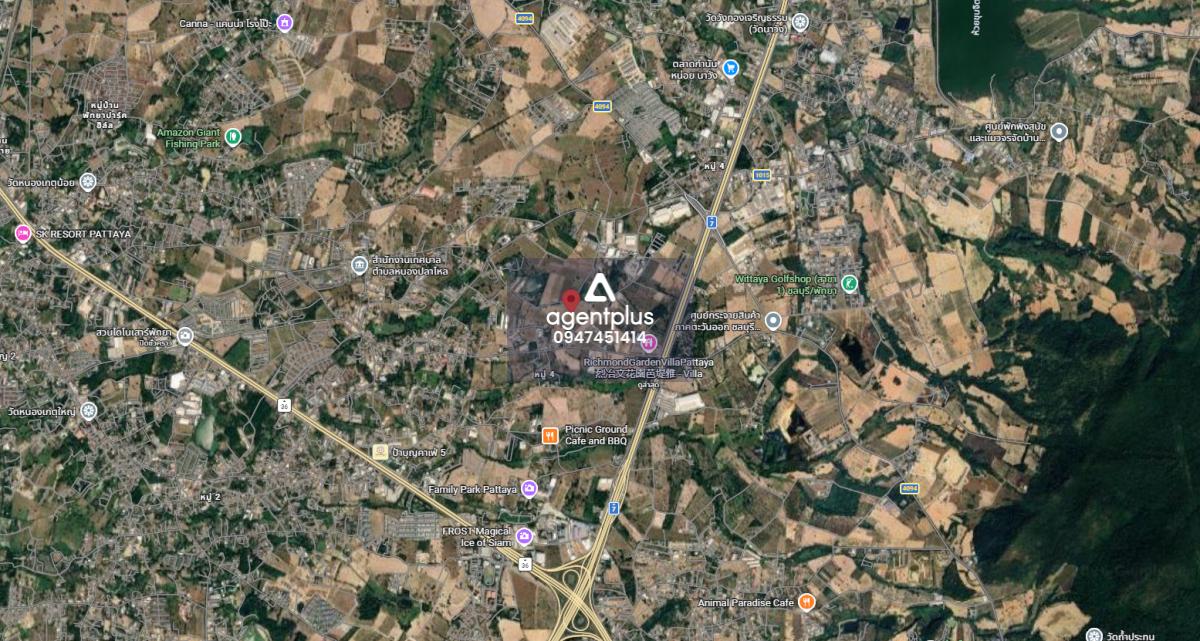 ขายที่ดินแปลงใหญ่ ทำเลใกล้อุทยาน ห่างถนนทางหลวงชลบุรี-พัทยา เพียง 4 นาที