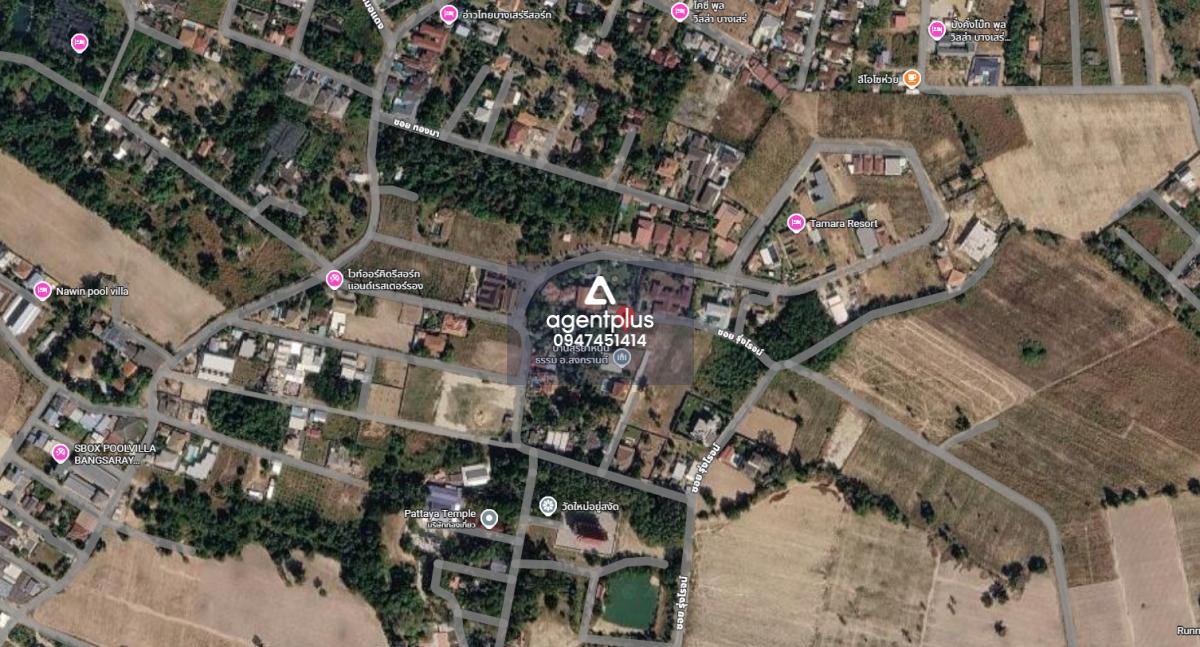 ขายที่ดินเปล่าแปลงสุดท้าย ติดถนนซอยรุ่งโรจน์ ทำเลบางเสร่ ชลบุรี