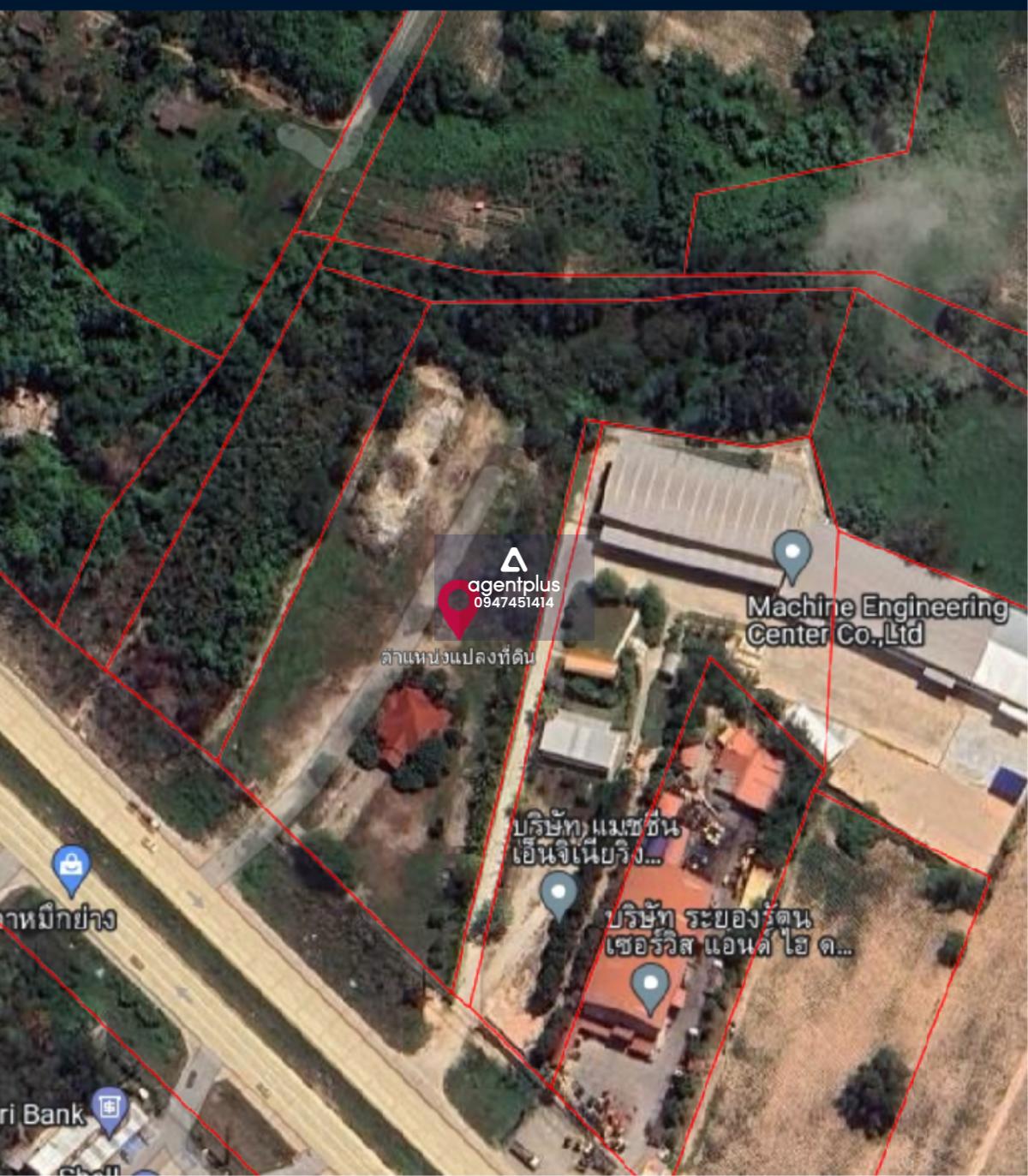 ขายที่ดินติดถนนเส้น 36 นิคมพัฒนา เมืองระยอง