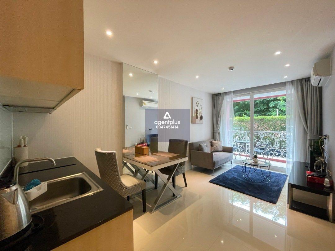 ปล่อยเช่าคอนโด แกรนด์คาริเบี่ยน ติดทะเล เฟอร์ครบ