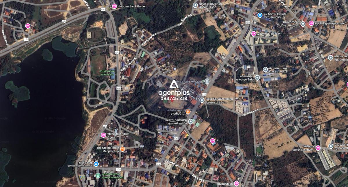 *ที่ดินทำเลทองใกล้ขอบอ่างมาบประชัน 300 เมตร ทำเลทอง วิวธรรมชาติ โป่ง ชลบุรี