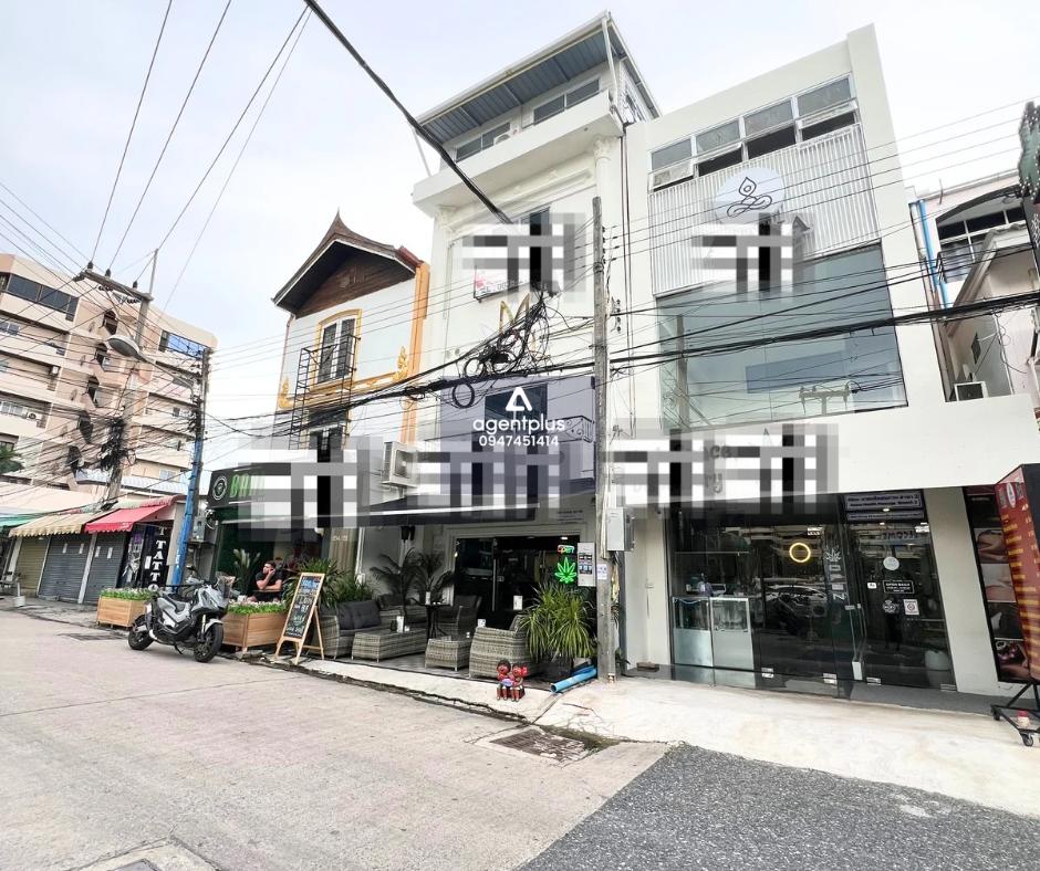 ขายตึก4ชั้น พัทยาปาร์ค ย่านที่มีนักท่องเที่ยวหนาแน่นใกล้แหล่งจุดเช็คอิน