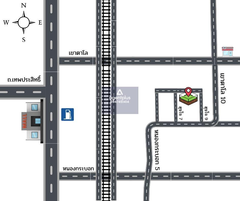 💥ที่ดินสวย 1-1-70 ไร่💥 พัทยา ชลบุรี เข้าทาง ซ.เขาตาโล 10 หรือ ซ.หนองกระบอก ราคา 13 ล้านบาท (ต่อรองได้)