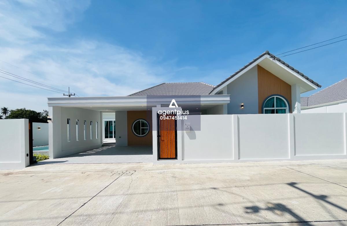  บ้านใหม่ Pool Villa ชั้นเดียว สวยโทนอุ่นหลังใหญ่ พร้อมสระว่ายน้ำส่วนตัว – เฟอร์นิเจอร์ครบ พร้อมเข้าอยู่!!