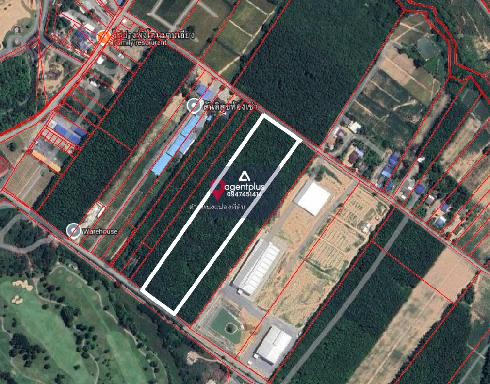 *ขายที่ดินติดถนนหลังสนามกอล์ฟพัฒนา ศรีราชา ชลบุรี