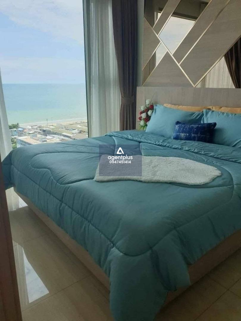 ให้เช่าคอนโดริเวียร่า จอมเทียน ชั้นสูง วิวทะเล เฟอร์ครบ