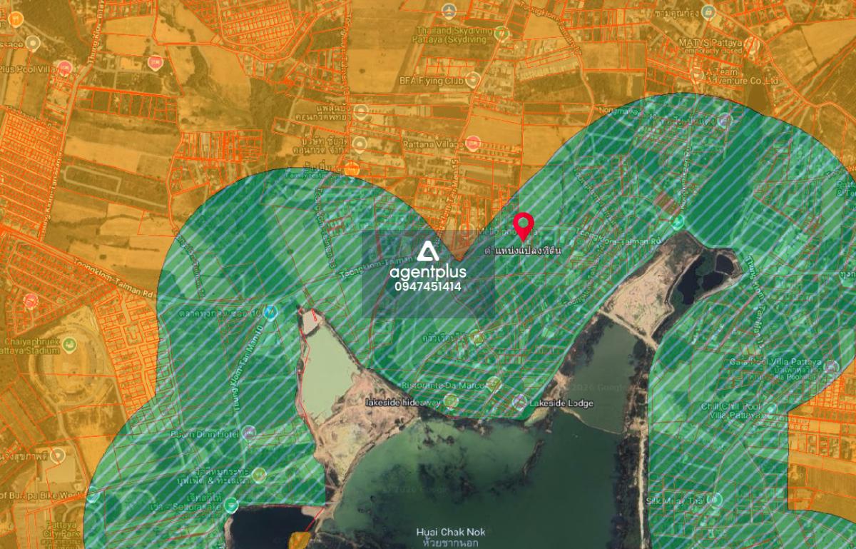 ขายที่ดิน ทำเลทุ่งกลม–ตาลหมัน ใกล้อ่างเก็บน้ำชากนอก ชลบุรี