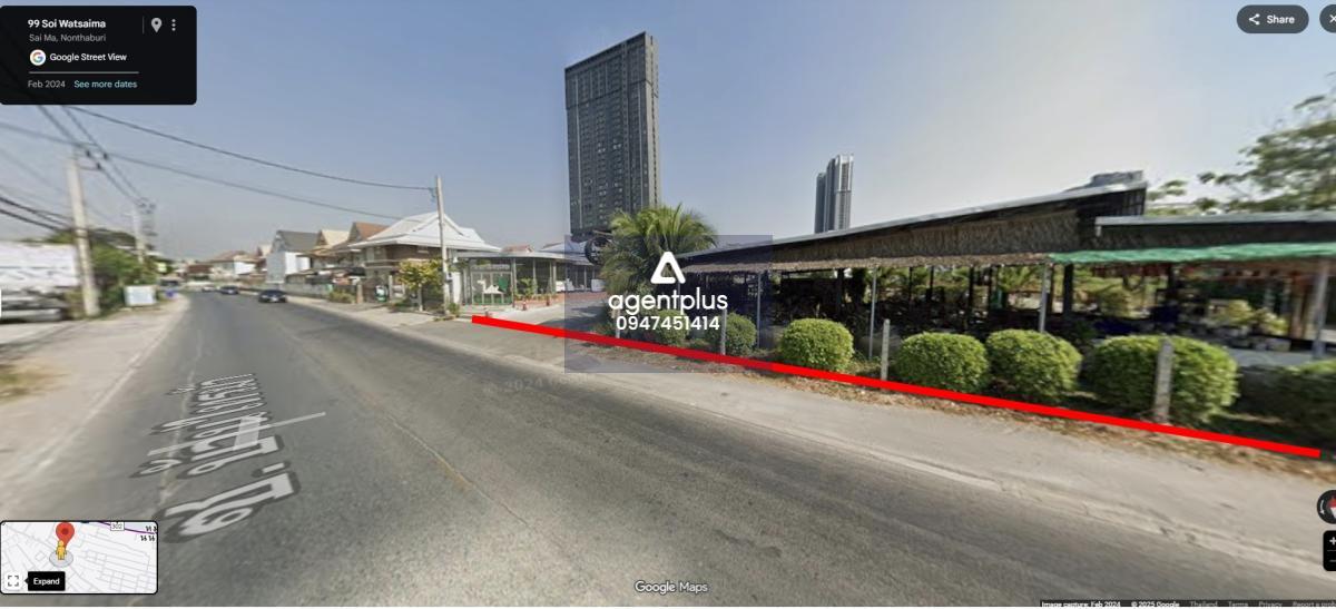 *ขาย ที่ดินเปล่า 2 ไร่ 75 ตรว. ต.ไทรม้า อ.เมืองนนทบุรี จ.นนทบุรี ใกล้MRTสถานีไทรม้า