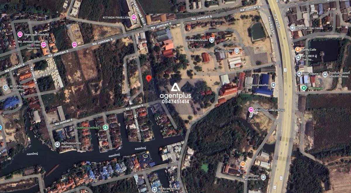 ขายที่ดินเปล่าแปลงสวย ฝั่งทะเลจอมเทียน นาจอมเทียน 6 พัทยา