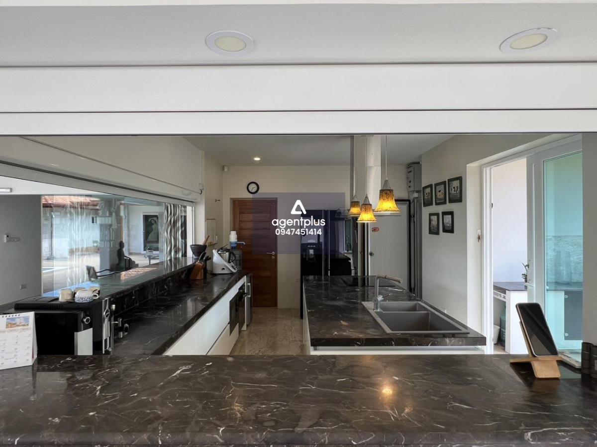 This villa is for sale and it comes at the price of 27,000,000฿ Company ownership The villa is sold as is, with all the decorative items Land area of approximately 1300 square meters Villa features: 2 bedrooms & 2 bathrooms, en-suite and walk-in wardrobe 